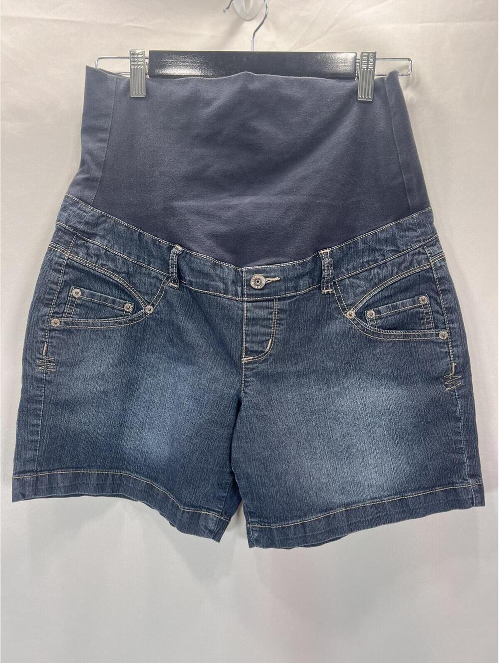 Thyme Maternity Jean Shorts Women's Medium